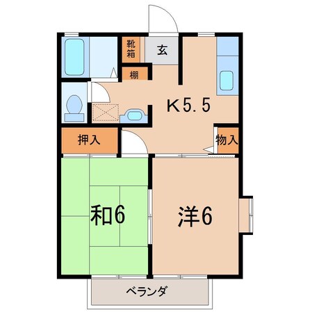 ディアスパークの物件間取画像